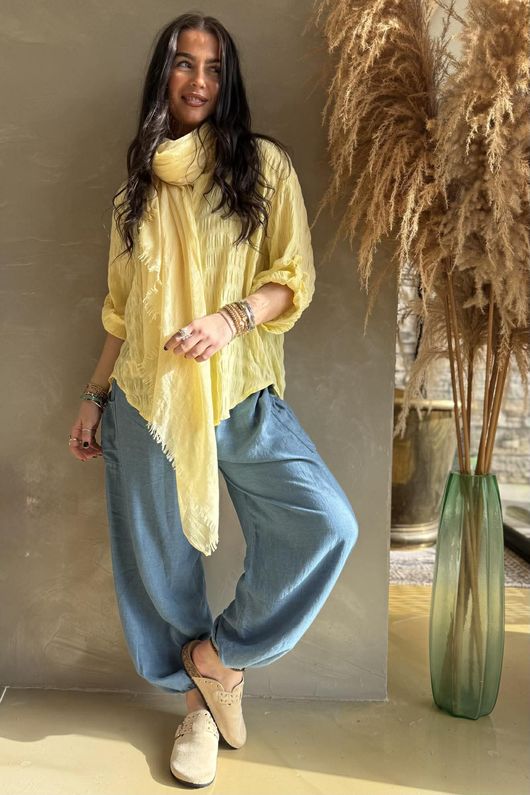 Hey Sucker Blouse Lemon